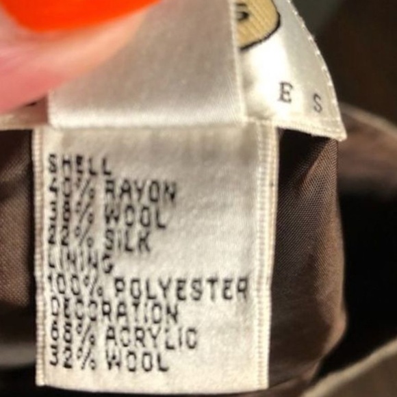 Talbots A- Line Flare Skirt Crochet Hem Size 12P - Picture 5 of 5